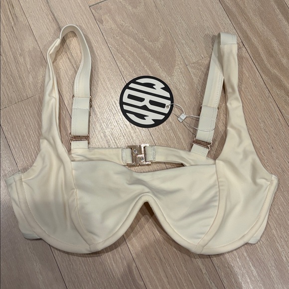 MBM swim Chance top, NWT, S, cream - Picture 3 of 3